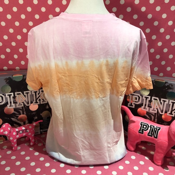 NWT VS PINK tie dye Campus Tee - Picture 4 of 4